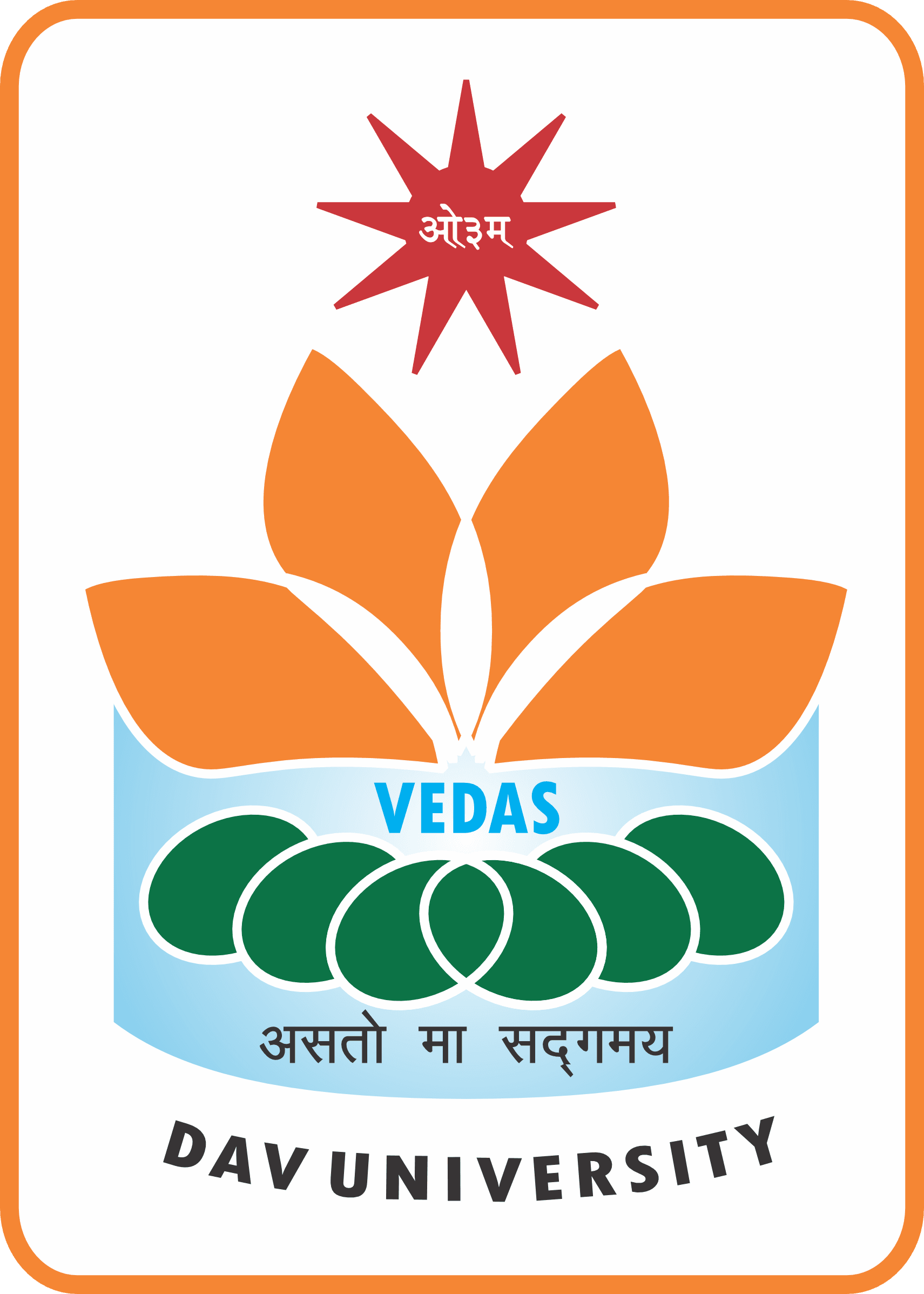 DAV University  logo